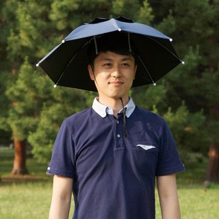 Payung Topi / Topi Payung  Kepala Untuk Mancing Pelindung Hujan Panas Matahari anti UV Murah
