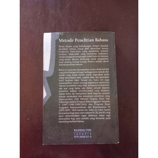 

BUKU METODE PENELITIAN BAHASA MAHSUN