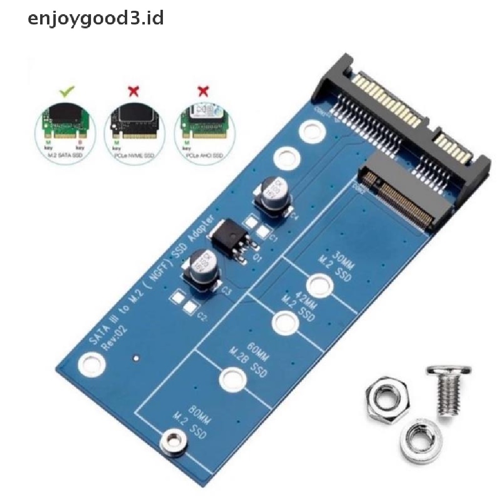 Kartu Adapter Converter Sata Ke M2 Ngff Ssd M.2 Ke Sata 3 Iii