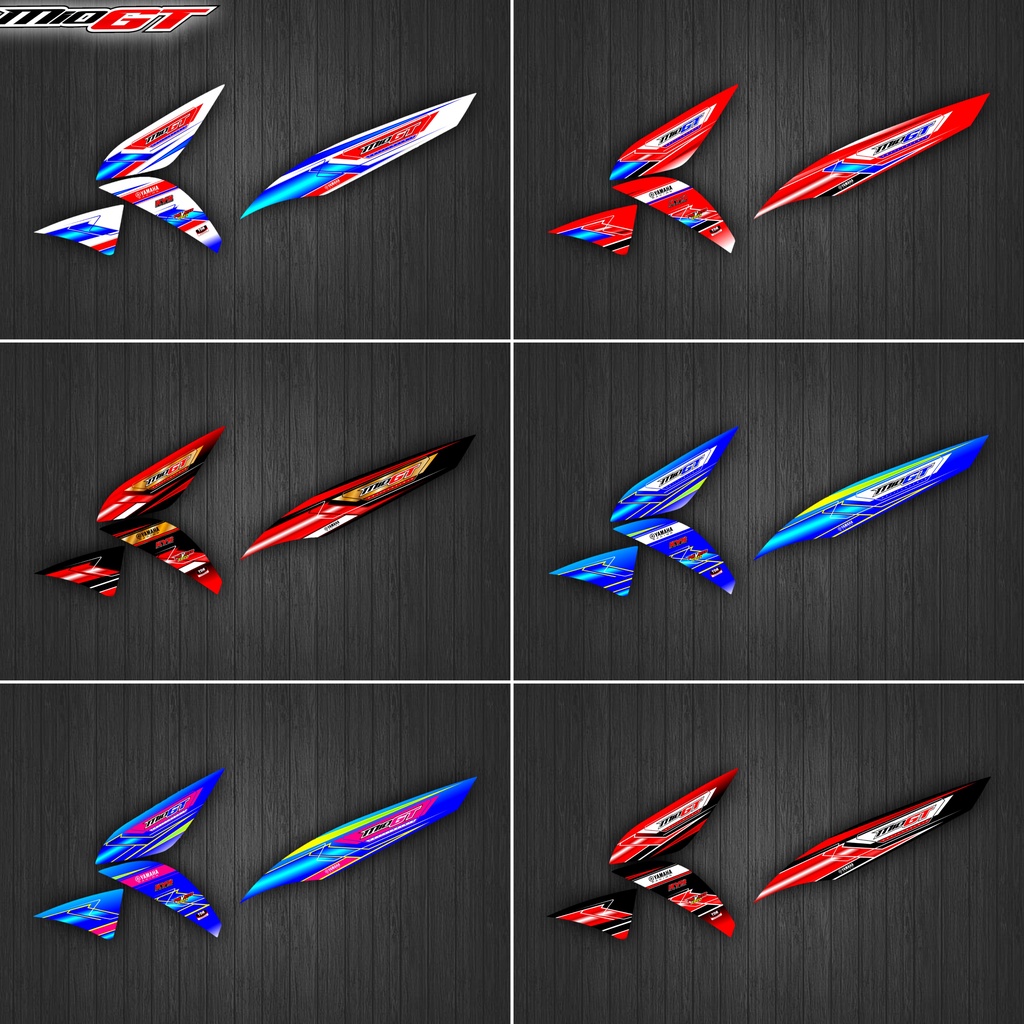 Stiker Striping Motor Variasi Yamaha Mio GT / Stiker Variasi Mio GT / Striping Variasi Mio GT ( BISA