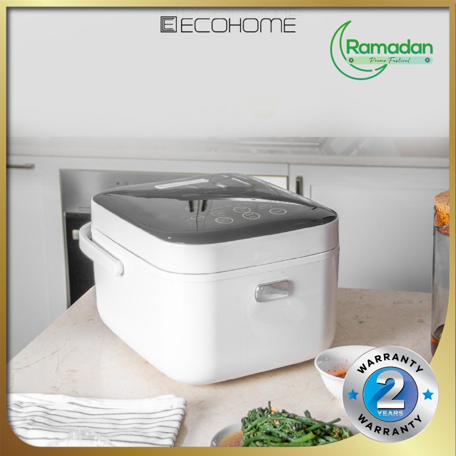 Ecohome Rice Cooker Low Carbo ELS888 / ELS-888 Original Garansi Resmi