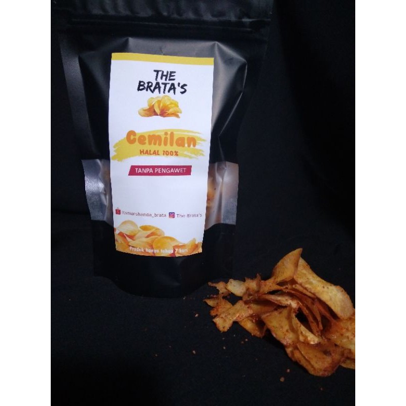 

The Brata's Keripik singkong snack,cemilan,makanan rinagn
