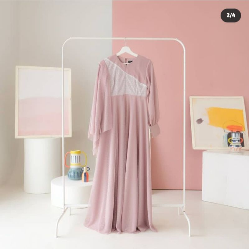 PRELOVED CIO DRESS BY EDELWISH ROSE GOLD