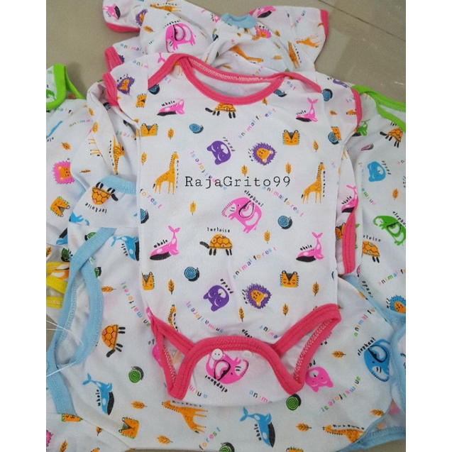 Jumper Bayi Motif - Print bahan Katun / JUMPER Bayi Praktis Jumsuit Newborn