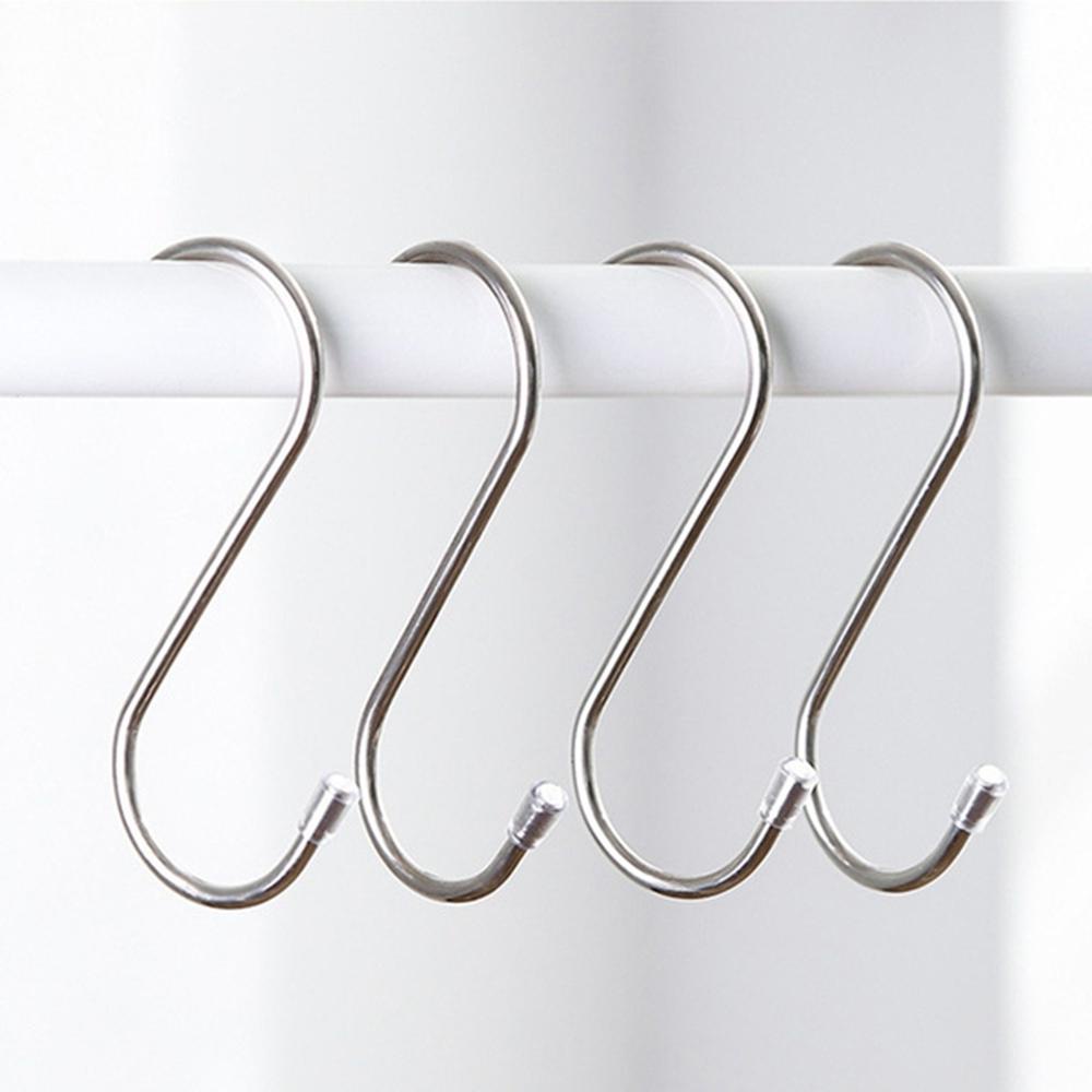 [Elegan] S Hooks Stainless Steel Gantungan Baju Besi Bentuk S Gantung