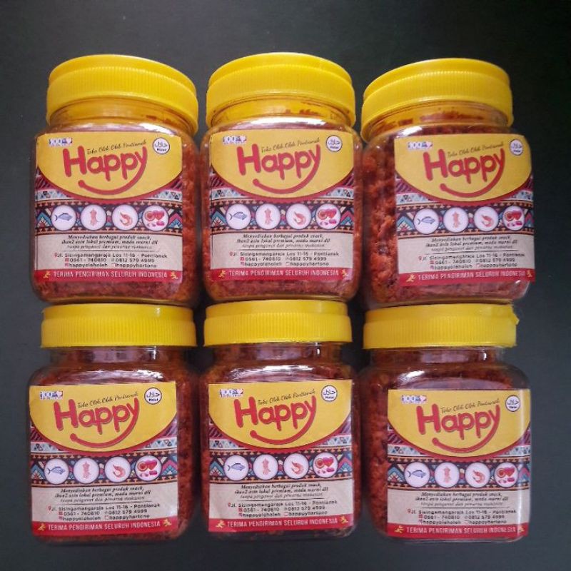 

Sambal udang hebi fresh toko happy oleholeh pontianak