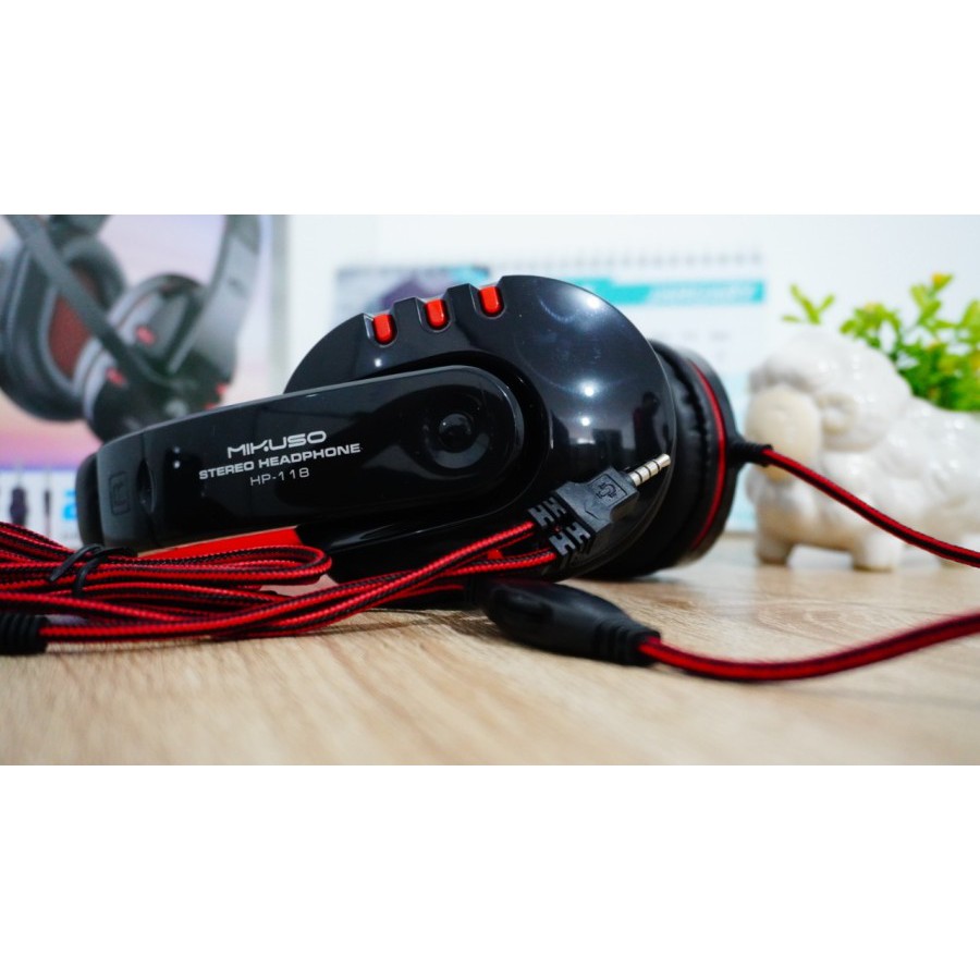 Headset gaming With Mic Mikuso HP-118 Headphone Gaming With Mic