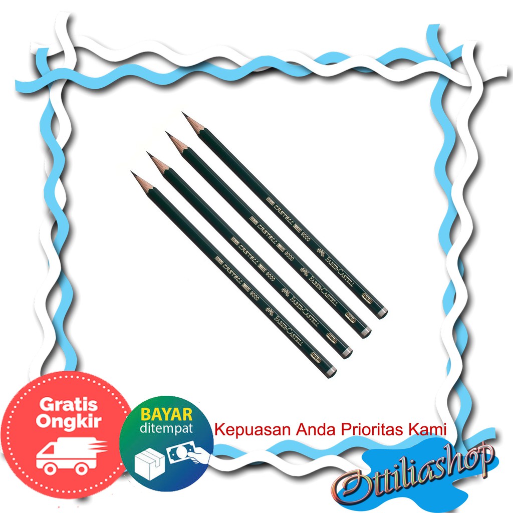 

PENCIL UJIAN FABERCASTELL 2B PENCIL KOMPUTER FABERCASTELL ORIGINAL
