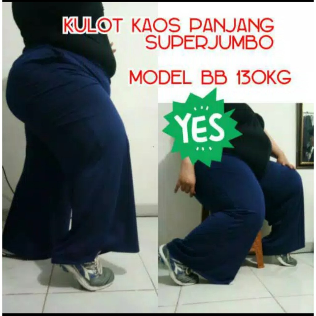 Kulot panjang dewasa super jumbo 150kg pasti muat-2