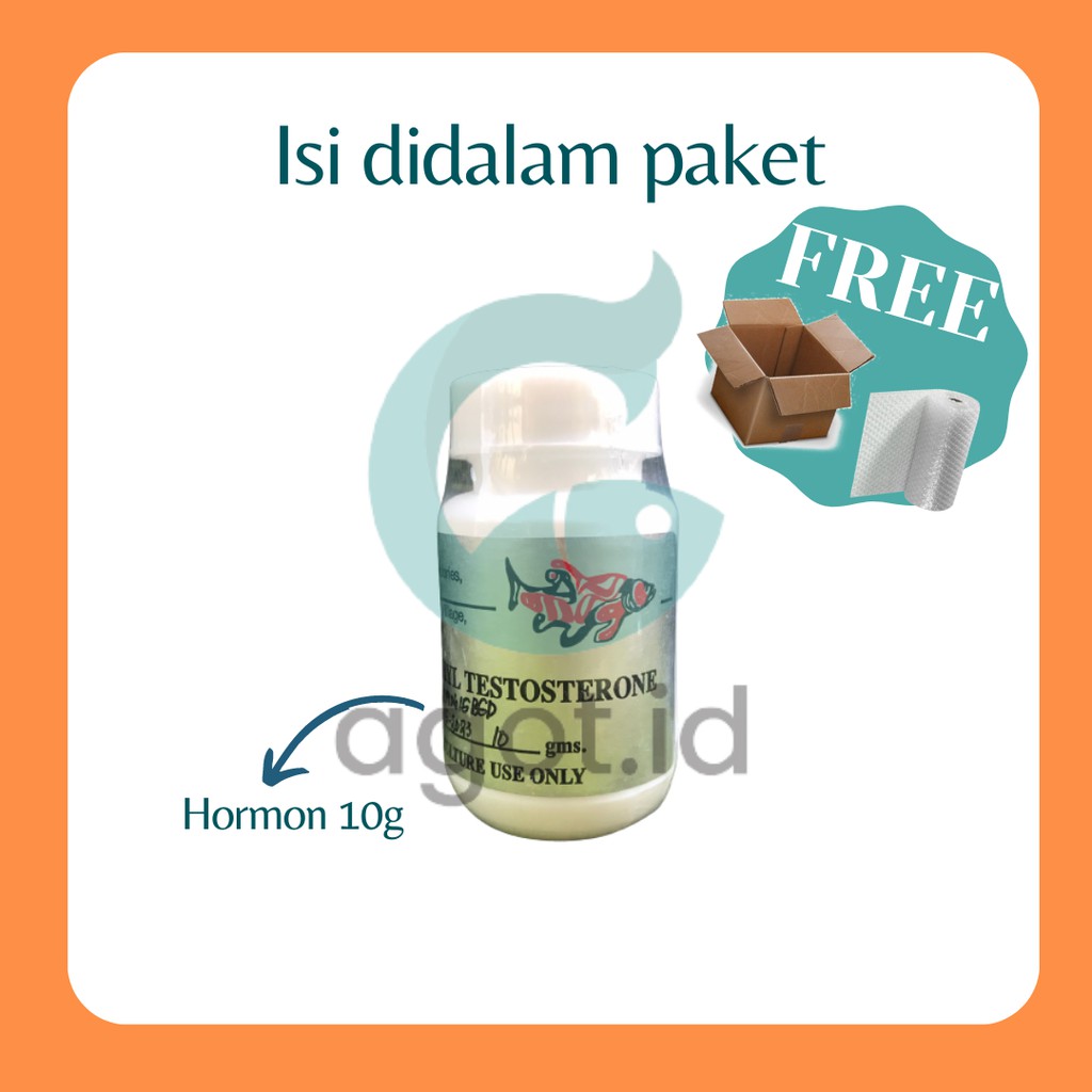 [PROMO] Hormon Jantanisasi 17 Alpha Methyl Testosteron - ARGENT Mengubah Kelamin Ikan monosex 10gr