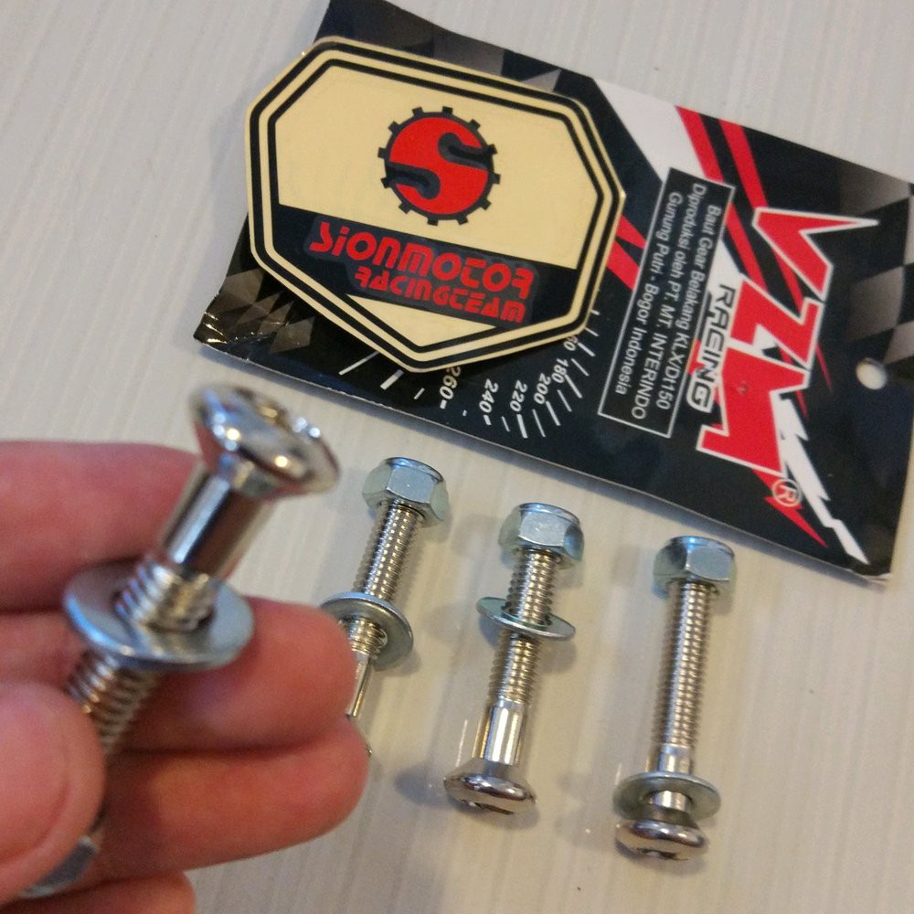 Baut Gear Belakang KLX 150 Panjang Spacer SION MOTOR