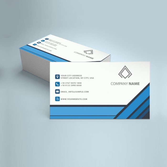 

(TERLARIS) KARTU NAMA NAMECARD 1 MUKA
