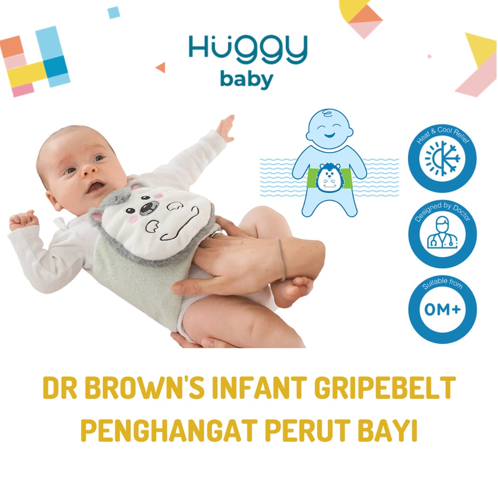 Dr Brown's Infant Gripebelt Hedgehog | Bedongan Penghangat Perut Bayi