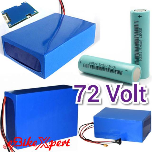 Baterai lithium-ion 72 Volt Cell 18650 2900mAH