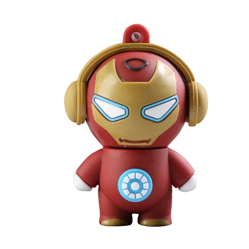 Flash Disk USB 1TB 2 in 1 Anti Air Bentuk Spiderman / Iron Man