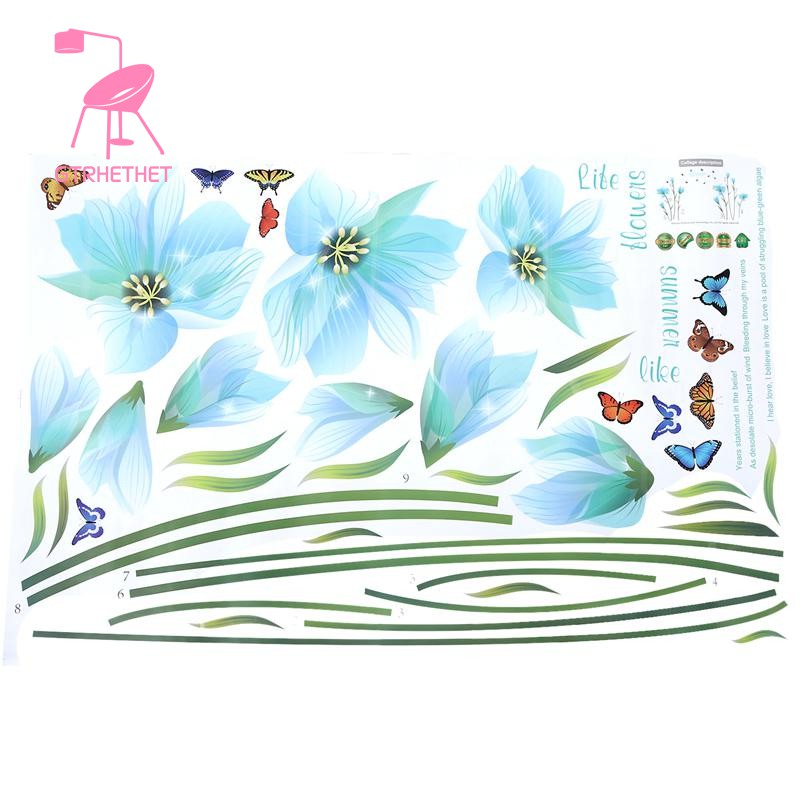 35 Ide Dekorasi Dinding  Warna Biru Fatiha Decor