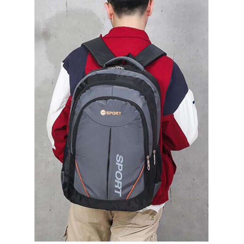 Dunia_Tas123 - Tas Ransel Jumbo ORIGINAL Pria Backpack 60L Polyestern Nylon Sekolah Kuliah Punggung IMPORT