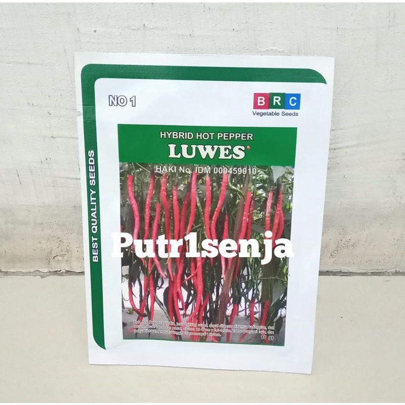 benih cabe keriting LUWES isi 10g
