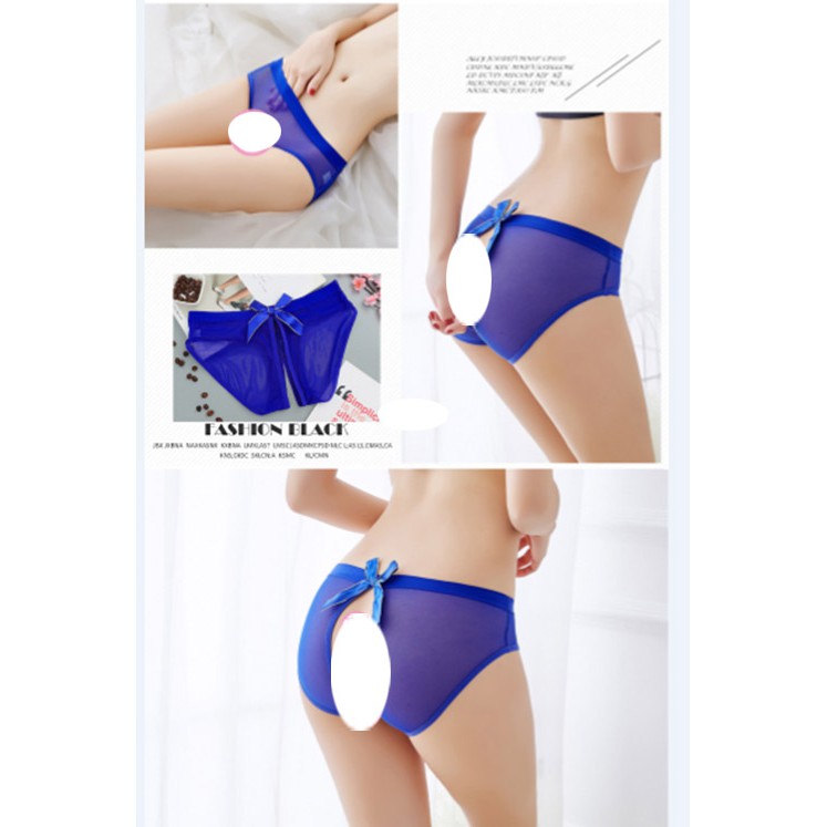 (COD) Pakaian Wanita Celana Dalam Sexy Openpinggang Rendah Lace G String Transparan Thong c161-