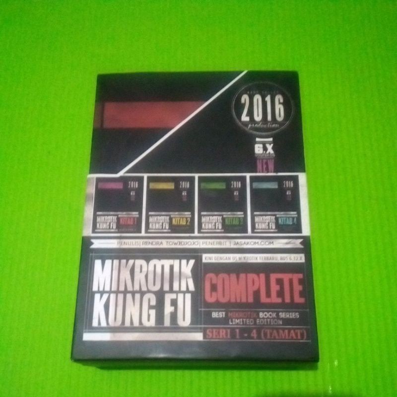 buku mikrotik Kungfu satu paket buku 1,2,3,4