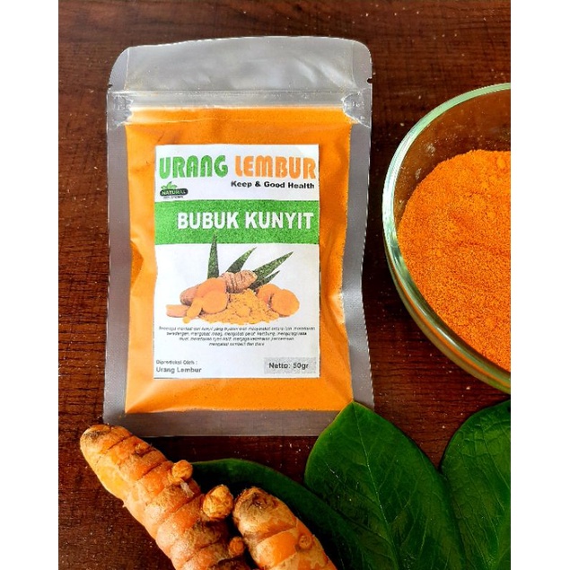 

kunyit bubuk /bubuk kunyit/bubuk kuning obat maag 50 gr