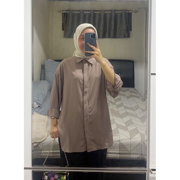 1KG MUAT 5PCS | HAZEL BLOUSE AIRFLOW CRINKLE HITS OOTD SELEBGRAM FASHION WANITA TERBEST SELLER