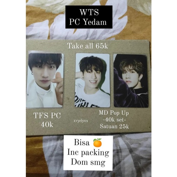 WTS PC YEDAM md pop up