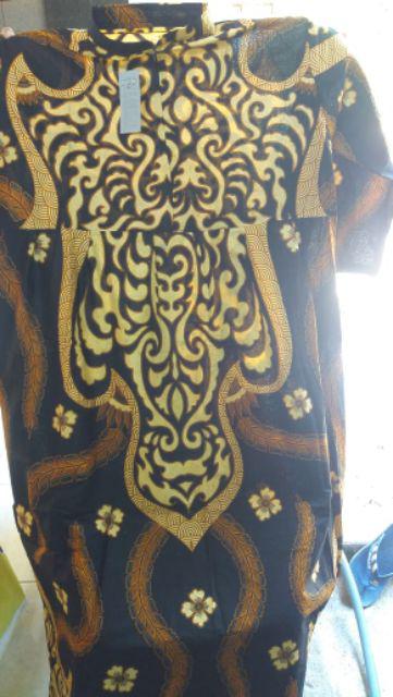 Gamis Batik Jumbo Xxl All Size Ld 112-120 Katun Prima Halus Batik Pekalongan