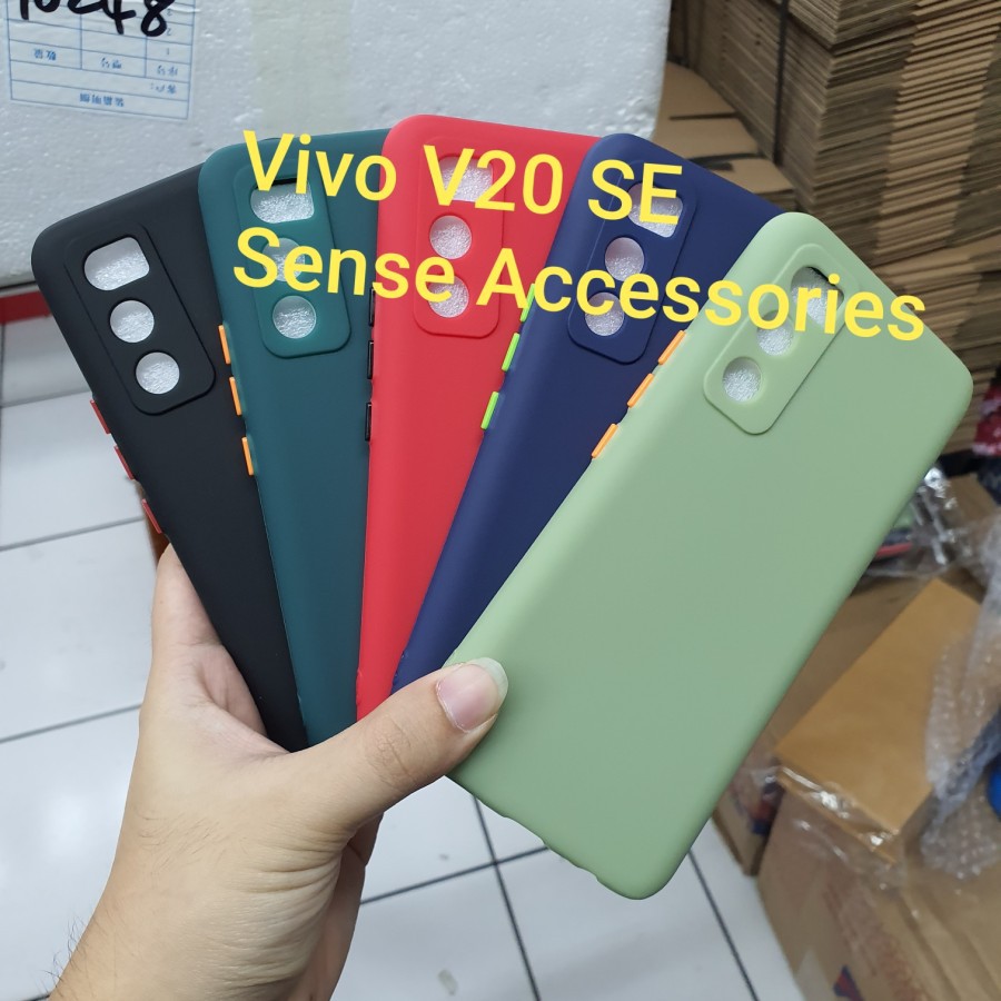 VIVO V20 V20 SE Soft Case Candy Proctector Camera Silicon Warna Premium