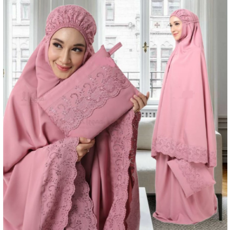 Mukena Khodijah Tas Terbaru pastel khadijah