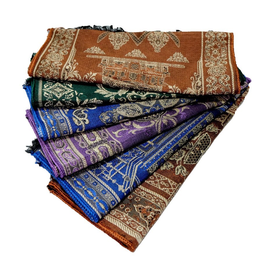 sajadah turki normal uk 70X110  sajadah tipis rumbay kepang sajadah souvenir / oleh2 haji