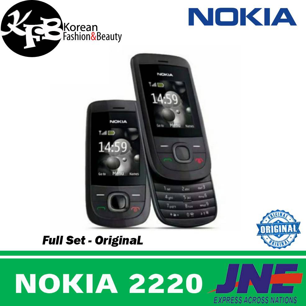 Hp murah Nokia 2220 Slide - original - gsm - garansi