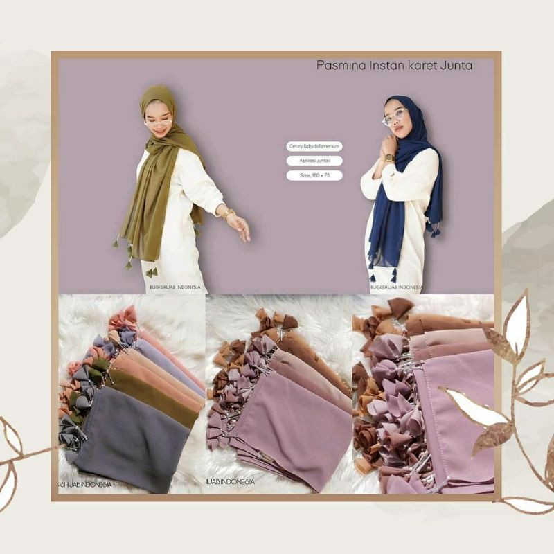 PASHMINA JUNTAI bugis hijab