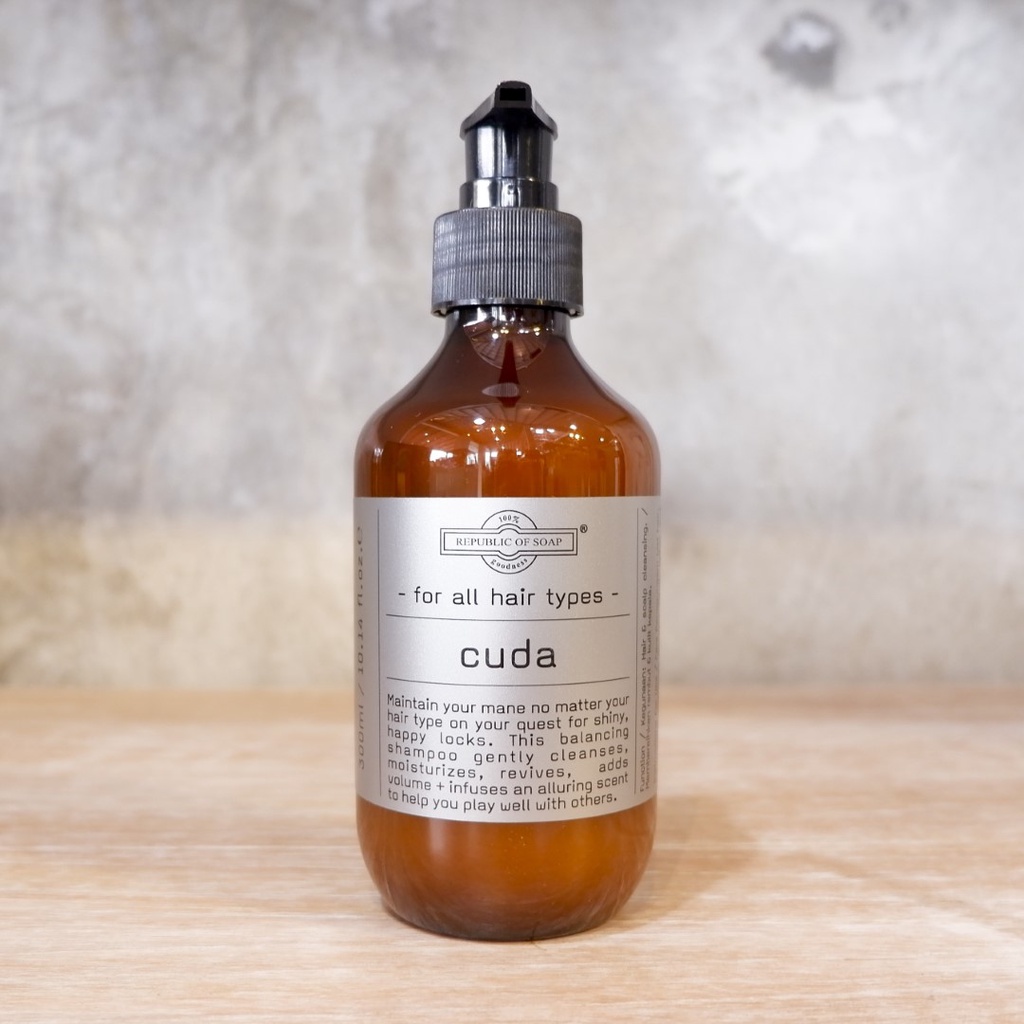 SHAMPOO 300ml - CUDA - Republic of Soap