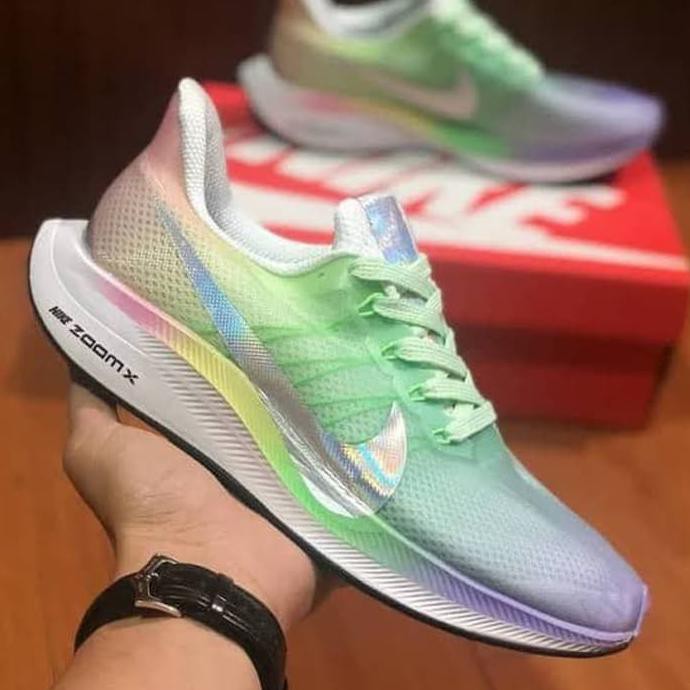 Barang Berkualitas Sepatu Nike Zoom Pegasus Turbo 35 Turbo Rainbow Premium Quality MURAH