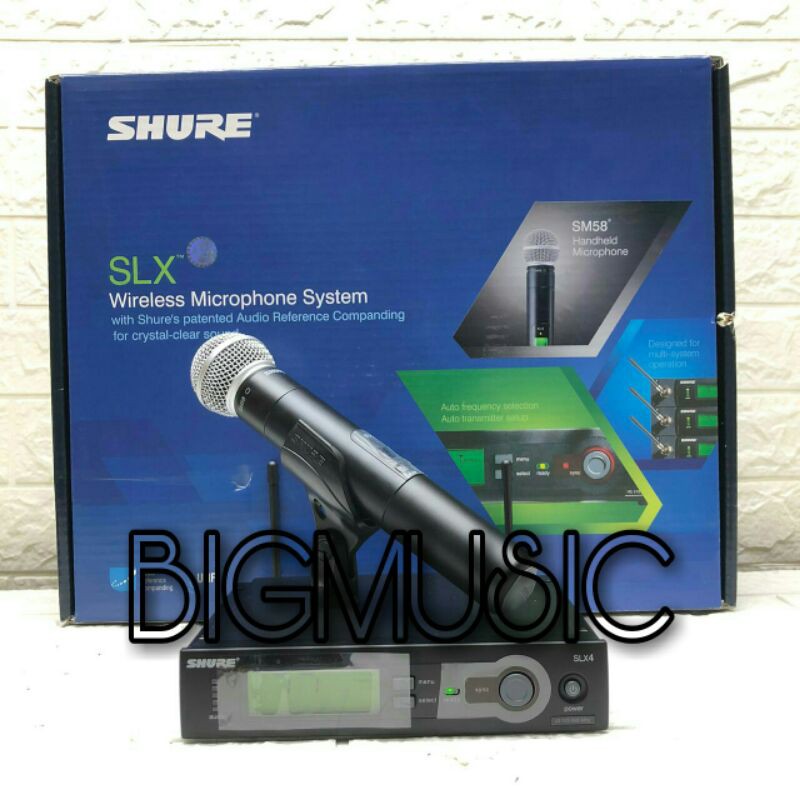 Mic Wireless Shure SLX 24 SM 58 (ORIGINAL)