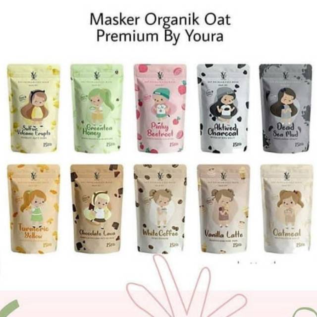 PROMOOO Masker Wajah Oat YOURA