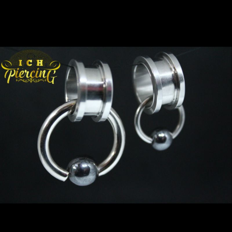 bandul piercing / mainan piercing / pemberat piercing / bandulan 14mm-16mm