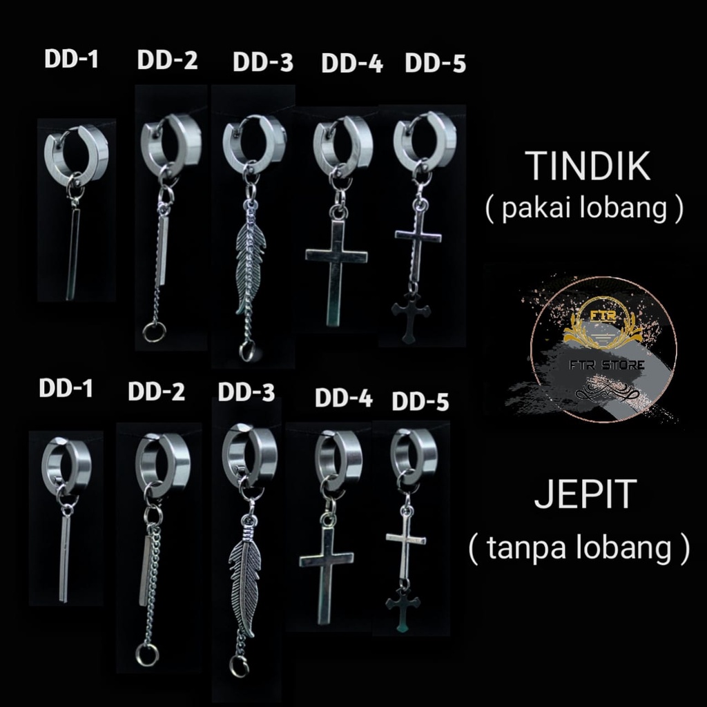 IP-E ANTING COWOK KOREA BTS/ANTING JEPIT/ANTING HITS