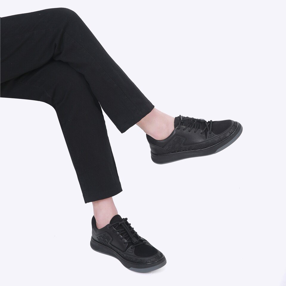 SEPATU SNEAKER EVERBEST PRIA ORIGINAL CASUAL KETS BRANDED HITAM EM11