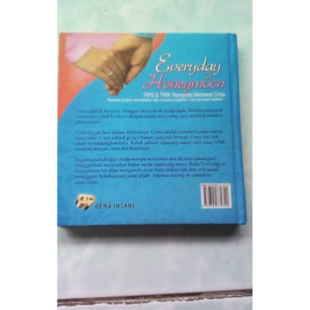 

buku book everyday is honeymoon merawat cinta hardcover gema insani