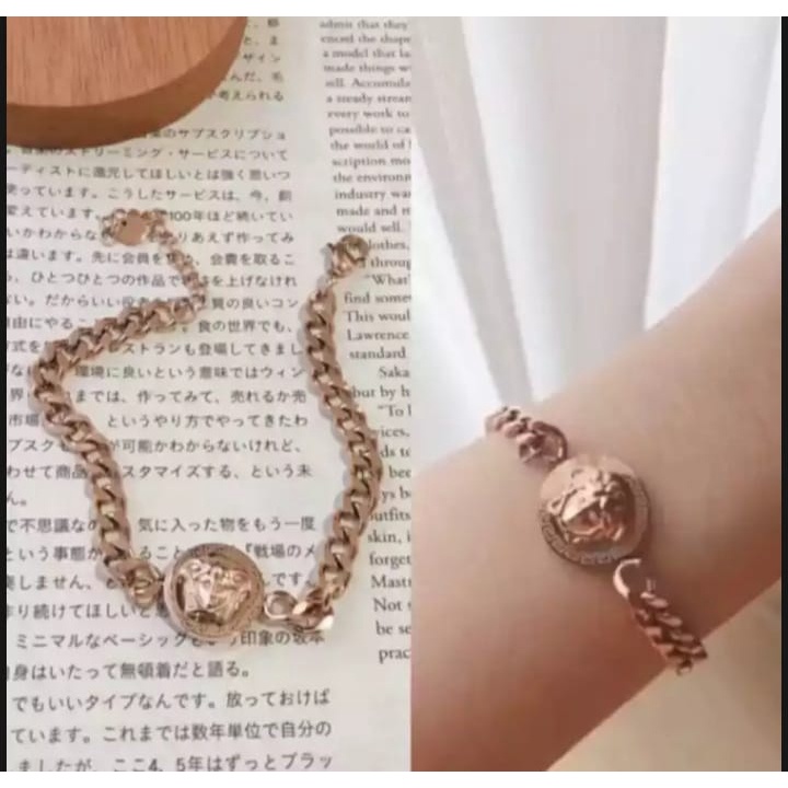 Gelang Rantai/Gelang bangle bangkok Wanita/GELANG SERUT WANITA Anti Luntur Fashion Aksesoris Wanita Gelang Tangan Lapis Emas 24K Anti Karat