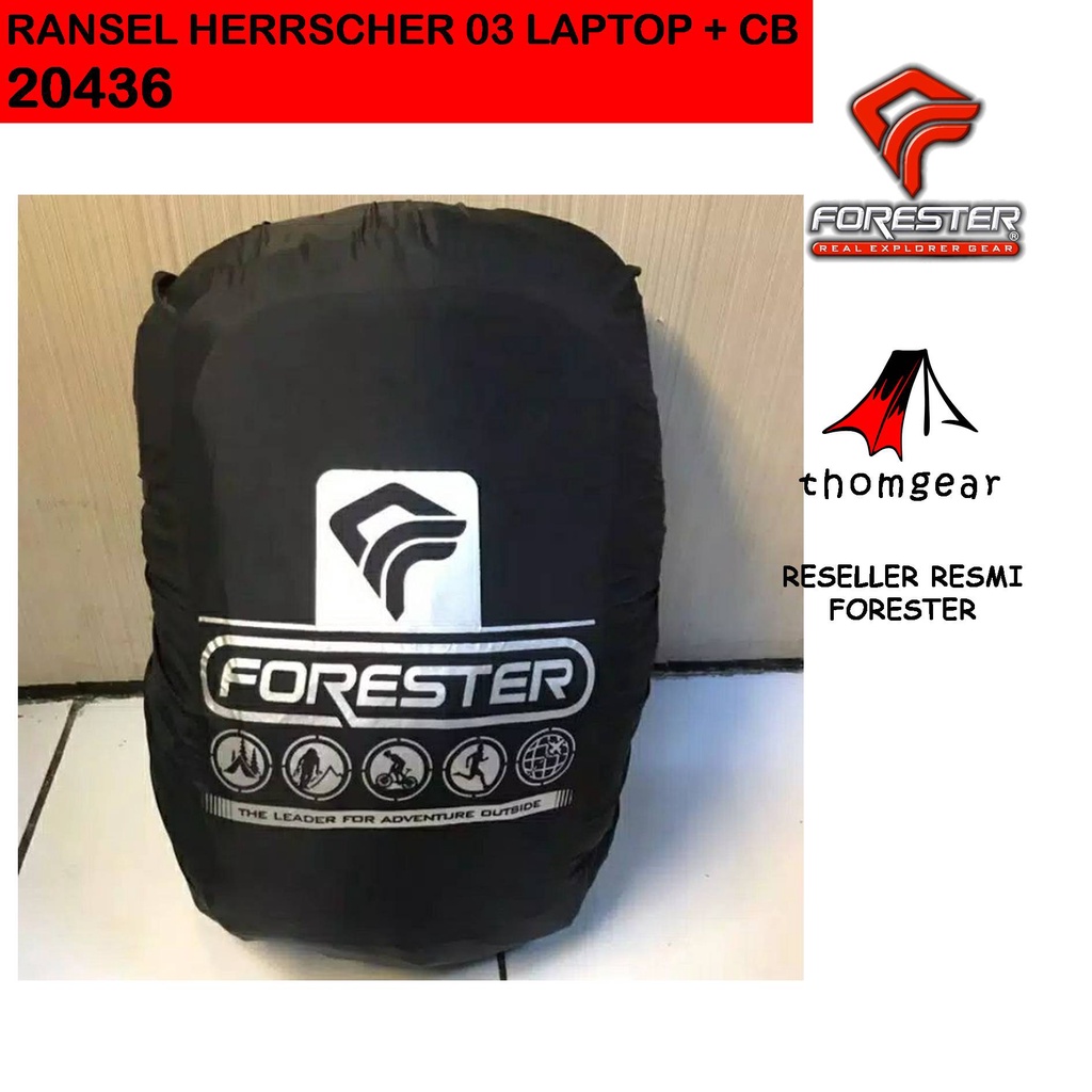 Thomgear Forester 20436 Tas Ransel Original Herrscher 03 L+Cb Kapasitas 25l Include Rain Cover