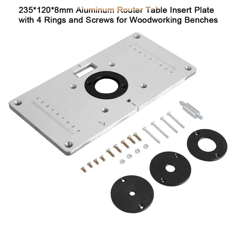 Promo Router Table Insert Plate Diy Mesin Profil Trimmer Meja Router Mounting Plate Plat Tatakan Me Shopee Indonesia