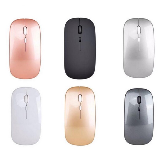 Bluetooth 5.1 + 2.4G Silent Wireless Mouse Rechargeable 1600 DPI RGB LED Backlit Isi Ulang Mouse Gaming-8