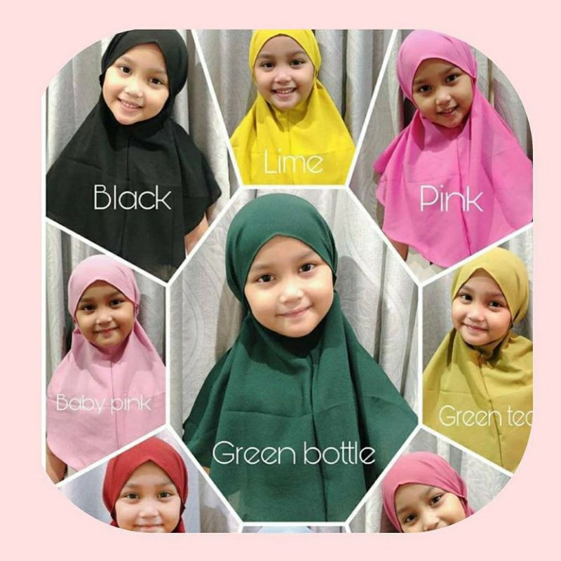 BERGO MARYAM ANAK DIAMOND/HIJAB INSTAN/3-10 th