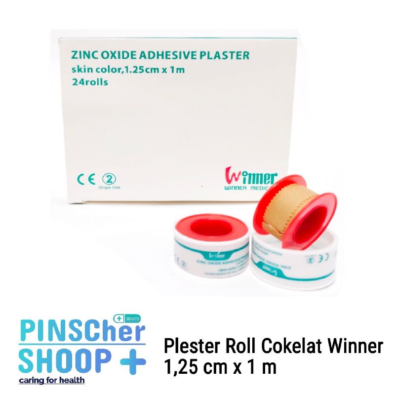 PLESTER ROLL KAIN 1,25 CM x 1 M WINNER SATUAN