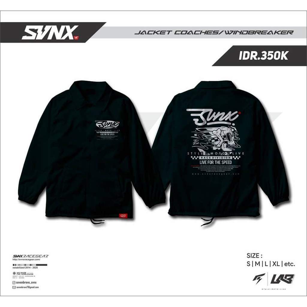 JAKET COACHES / JAKET WINDBREAKER SVNX