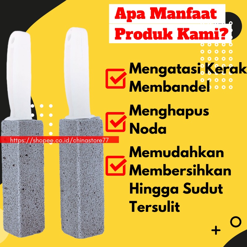Pembersih WC Toilet Penghilang Kerak Membandel Ring X Pumice  As Seen On Tv Menghilangkan CHS-0838