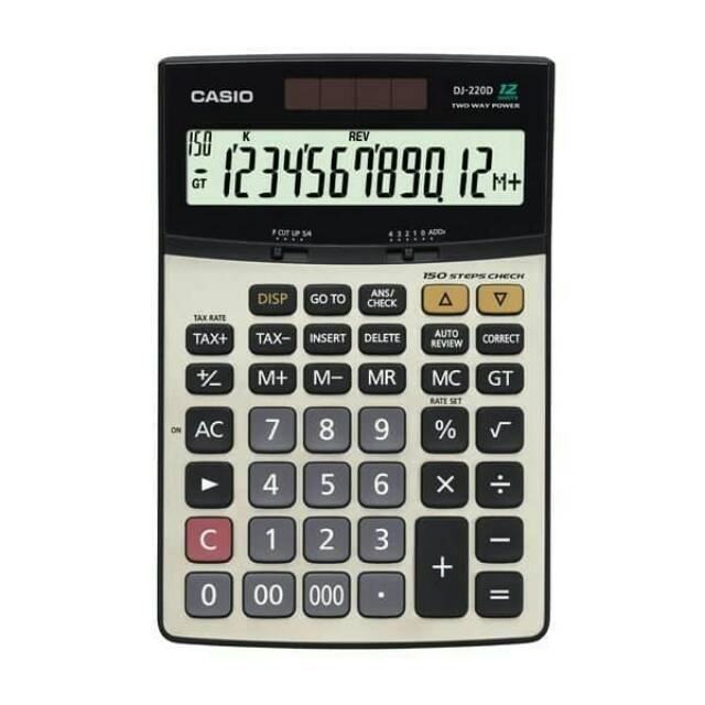 

KALKULATOR/CALCULATOR DESKTOP CASIO DJ 220/CHECK & CORRECT#ORIGINAL CASIO